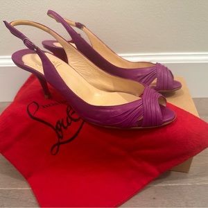 SOLD!!! Christian Louboutin Slingbacks